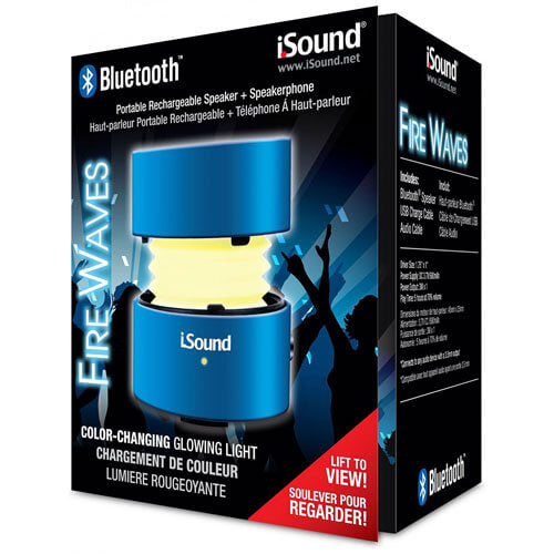 iSound Bluetooth Fire Waves Speaker