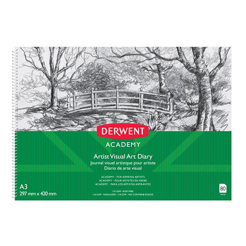 Derwent Academy Visual Art Diary A3 (80 pages)