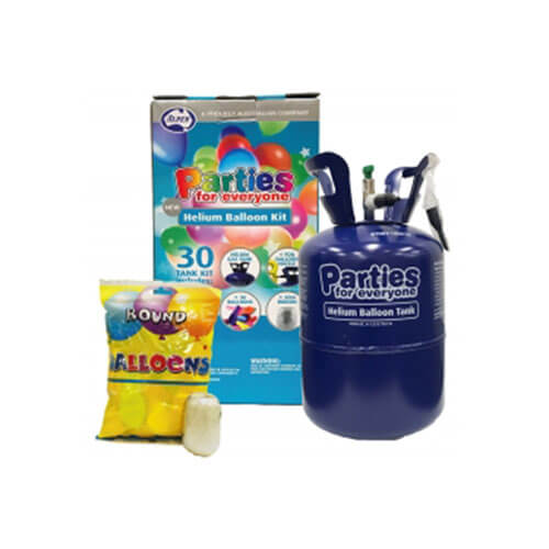 Alpen PFE Helium Balloon Kit with Gas Tank (30pcs)