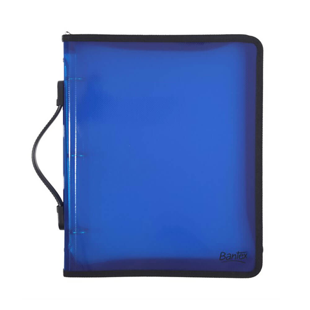 Bantex 3 O-Ring Zippered Binder with Handle 25mm A4
