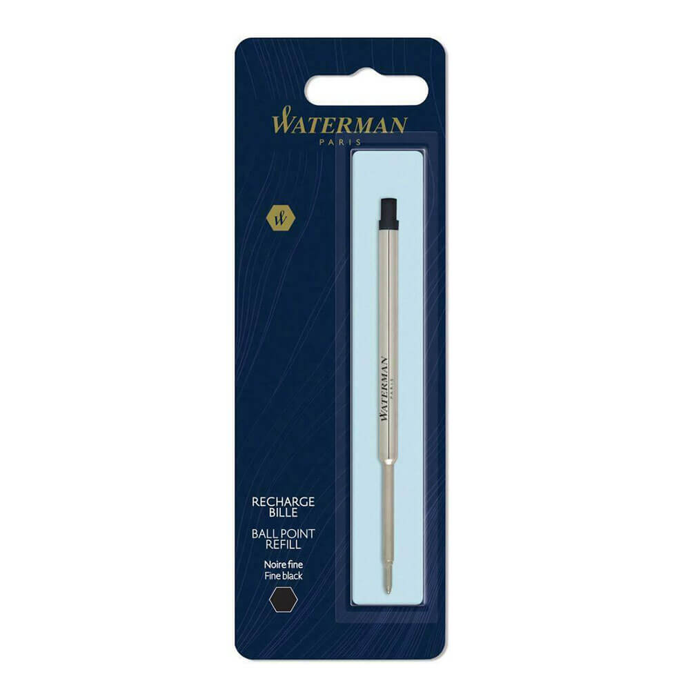 Waterman Maxima Fine Ballpoint Pen Refill 0.8mm (Black)