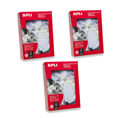 Apli Merchandising Tags White 1000pk