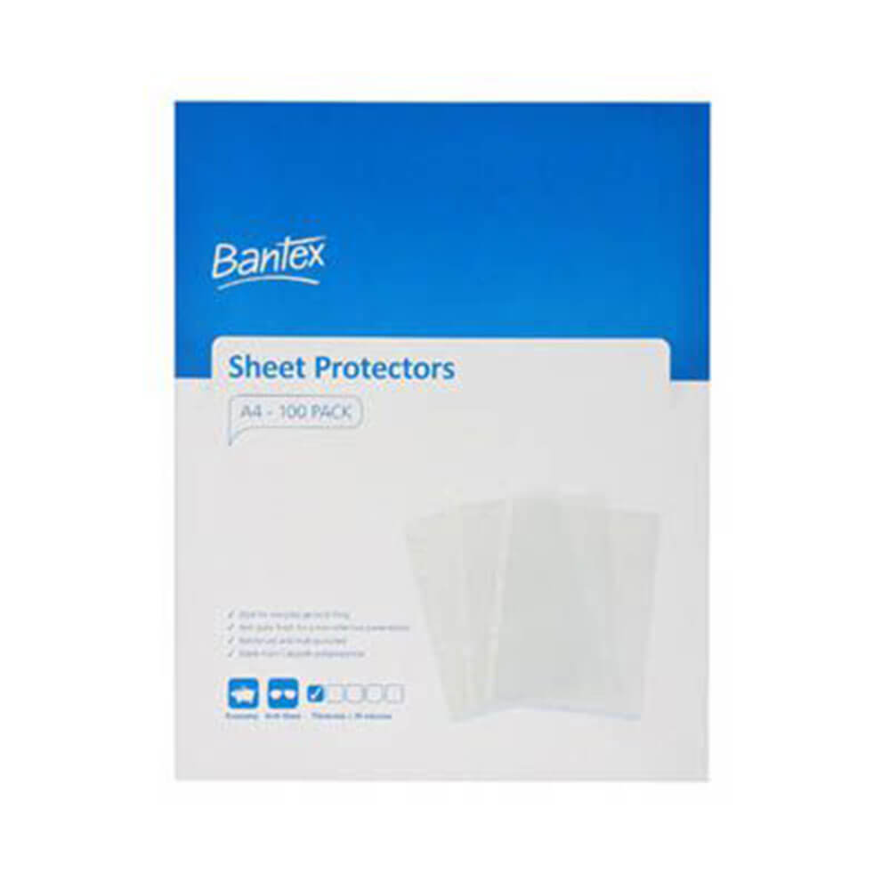 Bantex Sheet Protectors 100pk (A4)