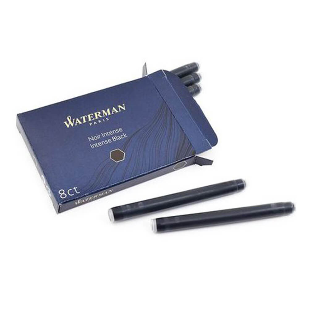 Waterman 8-Pack Ink Cartridge (Black)