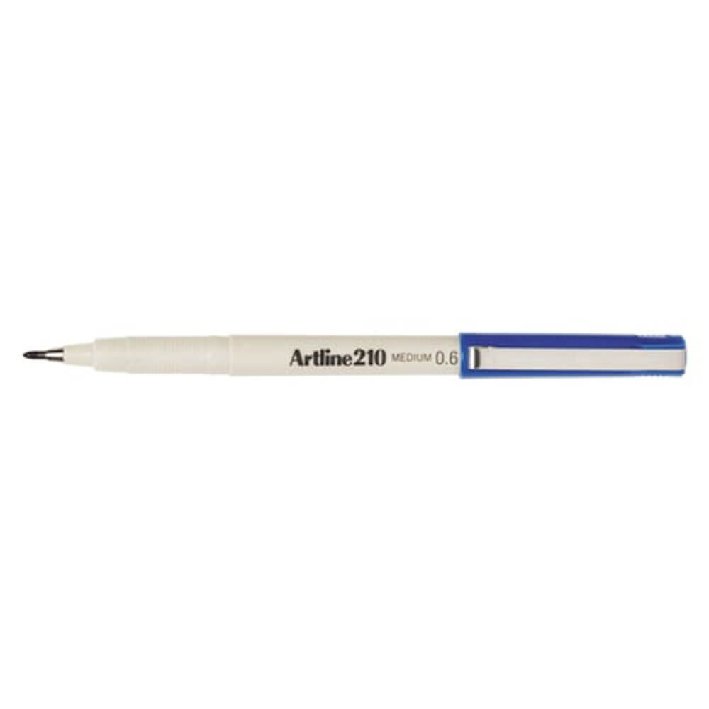 Artline Fineliner Medium Pen 0.6mm (Box of 12)