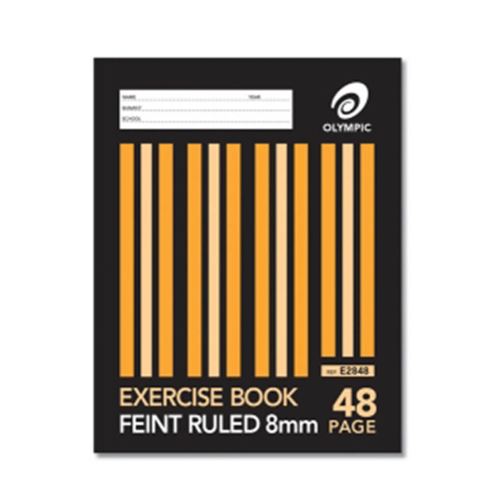 Olympic 8mm Ruled Exercise Book (Pack of 20)