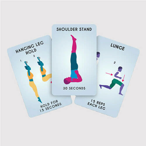 100 Get Fit Exercises Cards